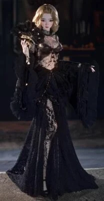 New Lace Dress clothes Hair wig shoes For 1/3  BJD Doll Mo A - Image 1 of 4