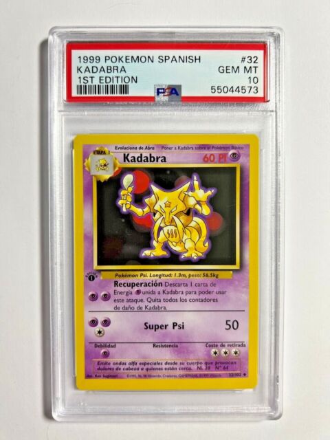 PSA 10 Gem Mint 1st Edition Farfetch'd 1999 Pokemon Base Set SPANISH #27