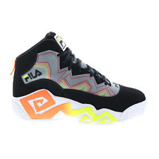 Fila MB Stitch 1BM01097-054 Mens Black Basketball Inspired Sneakers Shoes