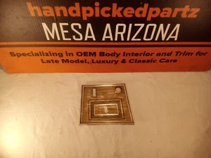 1973-1977 OLDSMOBILE CUTLASS 442 OEM WOODGRAIN HEADLIGHT WIPER DASH BEZEL - Picture 1 of 6