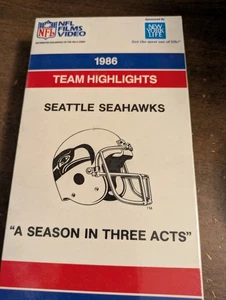 Seattle Seahawks VHS New sealed - 1986 Team Highlights - Picture 1 of 2