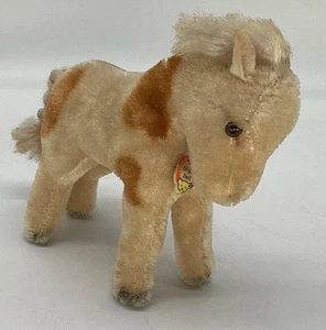 Steiff Pony Horse 1952 - 1957 Mohair Rare Plush Toy Miniature - Picture 1 of 14