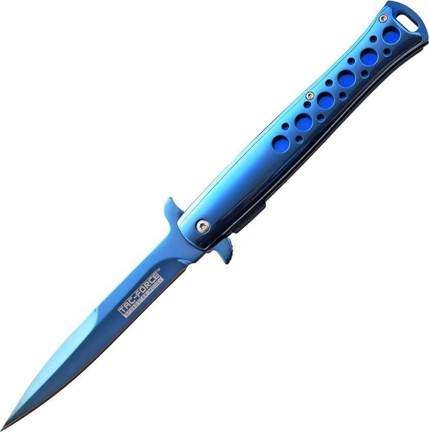Navaja de bolsillo plegable Tac Force Linerlock azul A/O - TF-884BL Foto 1 de 1