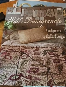 Wild Pomegranate Blackbird Designs Quilt Pattern Booklet - Picture 1 of 3