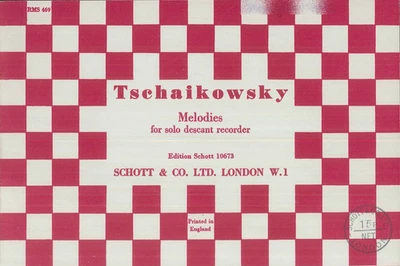 Tchaikovsky Melodies Descant Recorder 1958 Woolgar RMS #469 Nutcracker Suite - Image 1 of 4