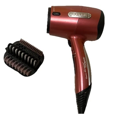 Conair 英菲尼迪碧玺头发设计师烘干机 2 速刷附件 M 208S — 第 1/4 张图片
