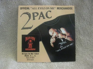 2Pac - All Eyez on Me (1996) formulario de pedido de música (se envía en cargador superior) excelente - Imagen 1 de 3