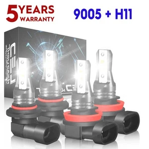 Kit de faros LED blancos para Nissan Altima sedán 4 puertas 2019-2022 - Imagen 1 de 13