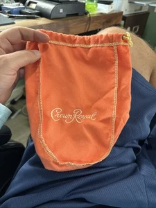 CROWN ROYAL PEACH LIMITED EDITION 750ML BAG 9" WITH DRAW STRING - Picture 1 of 3