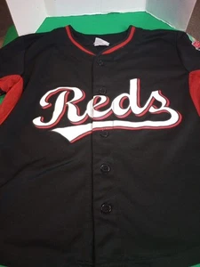 Reds Brand Cincinnati Reds Red Heads Jersey YOUTH Small Medium - Picture 1 of 4