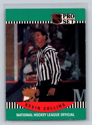 1990-91 Pro Set #683 Kevin Collins Árbitro Foto 1 de 2