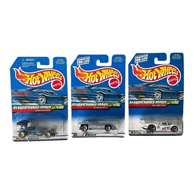 1998 CLASSIC GAMES SERIES HOT WHEELS LOT OF 3 CARS #1 #2 #3 OF 4 981 982 983 - Image 1 of 4