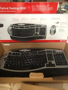 MICROSOFT WIRELESS Optical Desktop 4000 BX200004 Keyboard No Disk or Mouse - Picture 1 of 1