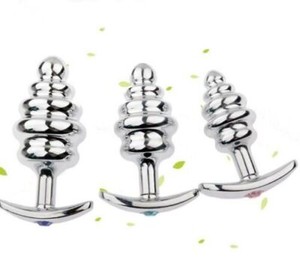 New Stainless Steel Dimand Penis Dilator Sounds Stretcher Spiral Style Plug Male