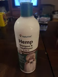 NaturVet Hemp Shampoo & Conditioner 2 in 1 NEW - Picture 1 of 5