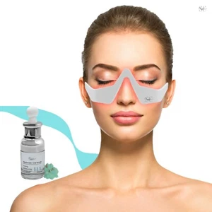 Red Light Therapy Face, Dark Circles, Bags, Fatigue, Gift Box w/ HA Face Serum - Picture 1 of 8