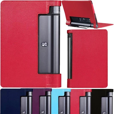 Custodia sottile in pelle smart cover per tablet Lenovo Yoga Tab 3 10,1" pollici YT3-X50F
