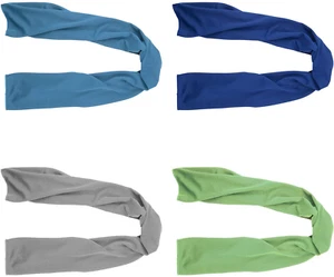 4 Packs Cooling Towel (40"X 12"), Ice Towel, Microfiber, Soft Breathable Chilly - Picture 1 of 6