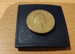 One Pound 1885 Münze Elizabeth mit Seitenrandprägung . 100 % echt. - Bild 1 von 2