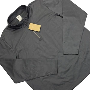 Nike Men's Dri Fit Victory Half Zip Golf Pullover Top Size M Black Long Sleeve - Picture 1 of 12