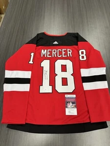 Dawson Mercer Signed New Jersey Devils Jersey JSA COA - Picture 1 of 2