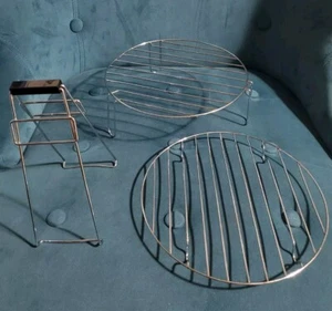 Sharper Image Super Wave Oven 8217 Replacement Parts Metal Racks 3 Parts Up +Low - Picture 1 of 4