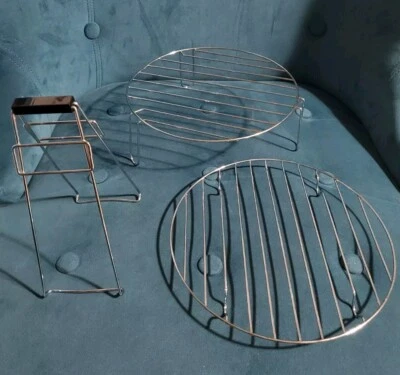 Sharper Image Super Wave Oven 8217 Replacement Parts Metal Racks 3 Parts Up +Low - Image 1 of 4