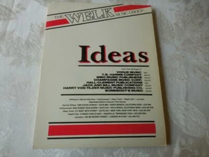 Ideas WELK Music Group Song Lists Hits from 1900 to 1980's LN paperback 1982 - Bild 1 von 5