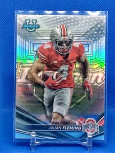 2022-23 Bowman's Best University Refractor #17 Julian Fleming  Ohio State  - Picture 1 of 2