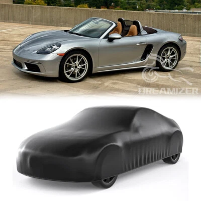 Cubierta de coche para todo tipo de clima exterior UV impermeable elástico satinado para Porsche Boxster S Foto 1 de 4