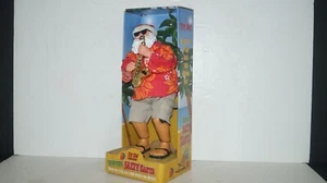 2005 BATTERY OP DANCING AND PLAYING TROPICAL JAZZY CHRISTMAS SANTA 116513 - NIB - Picture 1 of 10