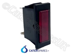 ROWLETT AJ014 RED SLIM NEON INDICATOR LAMP / BULB CONVEYOR TOASTER 2 PIN 230V - Picture 1 of 24