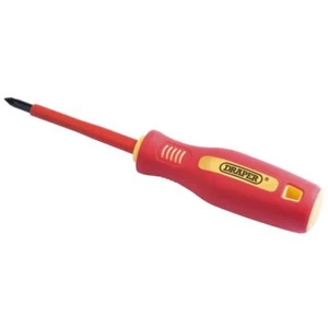 Draper 46531 No: 1 x 80mm Fully Insulated Soft Grip Cross Slot Screwdriver - Picture 1 of 1