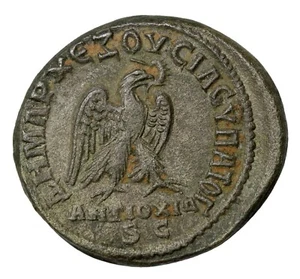 Philip The Arab Tetradrachm 248-249 AD Antioch Ancient Roman Coin - Picture 1 of 2