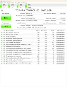Toshiba 1TB | 3.5" | 7200RPM | SATA 3 | (6Gb/s) Internal Hard Drive for Desktop - Afbeelding 1 van 3