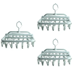 3 PCS Waeschespinne Camping Mini Wäscheklammer Windfester Clip Kind - Bild 1 von 12