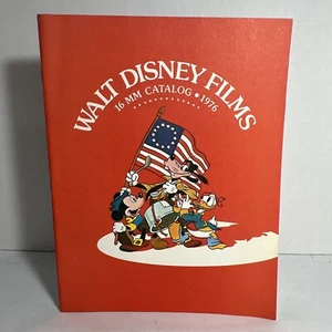 Libro de catálogo de películas de 16 mm de Walt Disney Films 1976, original, ¡en muy buena condición! - Imagen 1 de 14
