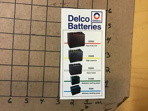 HIGH GRADE Original Booklet: 1974 unused DELCO BATTERY advertising NOTEPAD - Picture 1 of 6