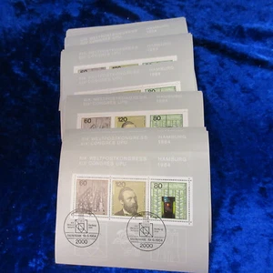 ZA1174 Briefmarken 101 x BRD Block 19 verschiedene FDC Ersttagsstempel - Picture 1 of 2