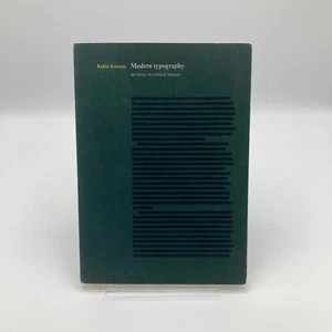 Modern Typography: An Essay in Critical Thinking - Robin Kinross, Hyphen Press - Picture 1 of 2