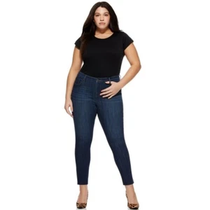 Sofia Jeans by Sofia Vergara Plus Size Skinny Mid-Rise Stretch Ankle Jeans, 14WS - Picture 1 of 6