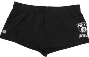 New Brooklyn Nets Womens Sizes XL-2XL Black Adidas Shorts - Picture 1 of 6
