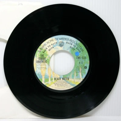 Doobie Brothers, Black Water & Take me in your arms, WB GWB0335, RE, 7" 45, NM - Image 1 of 2