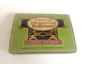 Ancienne boite à cigarettes Abdulla Imperial preference - Picture 1 of 9