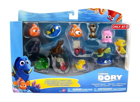 15” Sealed! Finding Dory Finding Nemo Figure Set of 14 Target Excl Disney $29.95 Cover