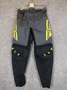 FLY RACING F-16 PANTS GREY/BLACK/HI-VIS - SZ 28 - Picture 1 of 7