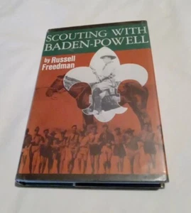 Vintage 1967 Boy Scout Book, Scouting with Baden Powell, by Russell Freedman - Picture 1 of 11
