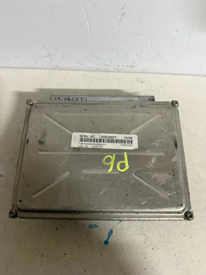 2003 Monte Carlo 3.4L Motor Computador 12583827 Fabricante de Equipamento Original YKAK - Imagem 1 de 3