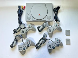 GARANTIERT Sony PlayStation 1 Konsole PS1 + 1-2 Controller Memory Card aussuchen - Bild 1 von 15