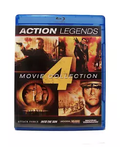 "ACTION LEGENDS: 4 MOVIE COLLECTION" 2-Disc Blu-ray (2013, Mill Creek) - Foto 1 di 2